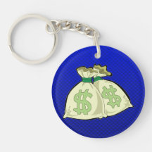 Money Bags; Blue Key Chains