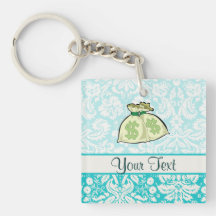 Money Bags; Cute Acrylic Keychains