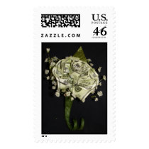 Money Boutonnniere postage