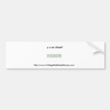 Money Bumper Sticker