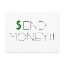 Money Card postcards