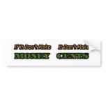 Money Cents Bumper Sticker
