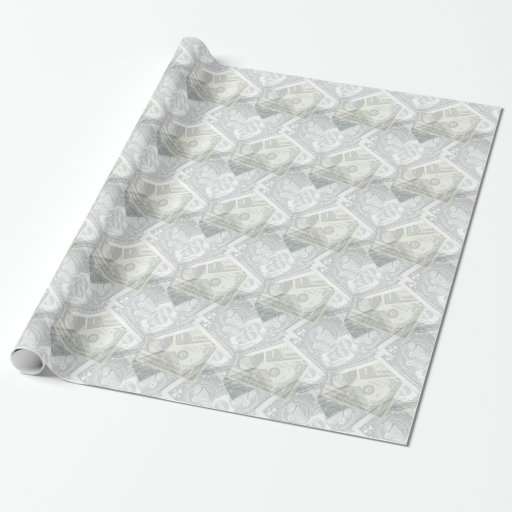 Money Dollar Gift Wrapping paper Zazzle