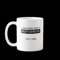 Money In Motocross Dirt Bike Mug mugs