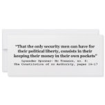 Money in the Hands of Government Lysander Spooner Personalized Invitations