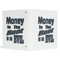 Money is the Root of All Evil binders by DonnaGrayson Money is the Root of All Evil binders