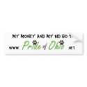 Money & Kids Bumper Sticker bumper stickers