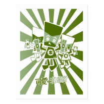 Money Mascot postcards