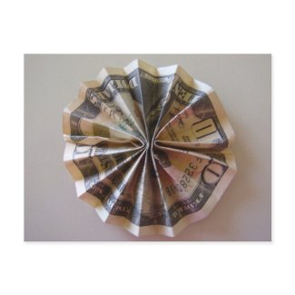  money folded 