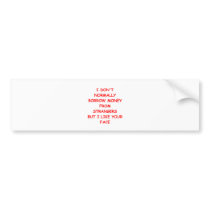 MONEY.png Bumper Stickers