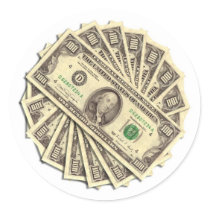 Money stickers by Dentanarts Money stickers