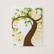Money Tree Financial Growth Icon Jigsaw Puzzles