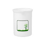 money tree grass rectangle frame graphic.png beverage pitcher