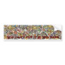 MONEY- YOU CAN'T PUT IT IN THE BANK-RARE BANKNOTES BUMPER STICKER