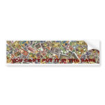MONEY- YOU CAN'T PUT IT IN THE BANK-RARE BANKNOTES bumper stickers