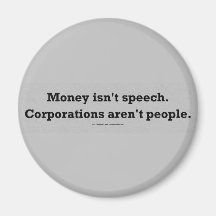 MoneySpeechCorpPerson Fridge Magnet