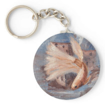 Mongo Betta Fish Keychain