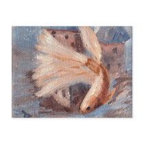 Mongo Betta Fish Post Card