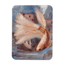 Mongo Betta Fish Rectangular Magnet