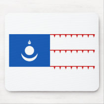 Mongol Empire Flag mousepads