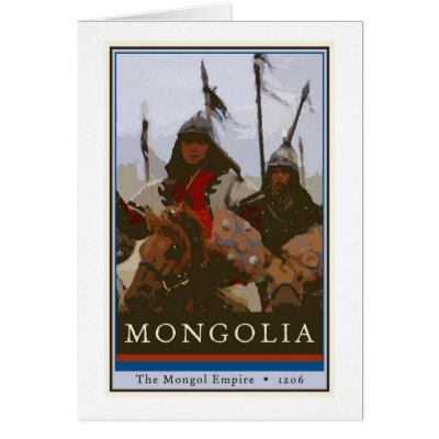 Mongolia Card by skibbyb