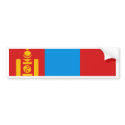 Mongolia Flag bumper stickers