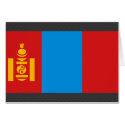 Mongolia Flag cards