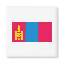 Mongolia FLAG International magnets by flagshirt Mongolia FLAG International magnets