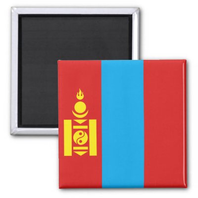 Mongolia Flag Magnet