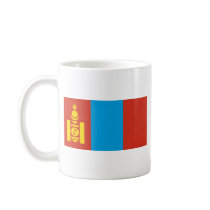 Mongolia Flag ~ Map Mug