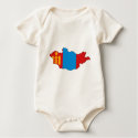 Mongolia flag map t-shirts by FlagStore Mongolia flag map t-shirts
