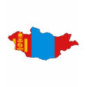 Mongolia flag map t-shirts by FlagStore Mongolia flag map t-shirts