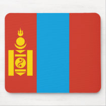 Mongolia Flag Mousepad