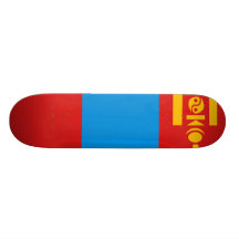 Mongolia Flag Skate Decks
