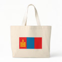 Mongolia Flag Tote Bag