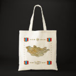Mongolia Map Flag Border Bag