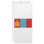 Mongolia National Flag Rack Card Design