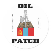 Mongolia Oil Patch,Oil Field Sticker,Oil Rigs,Gas