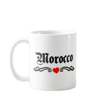 Mongolia Tattoo Style Coffee Mugs