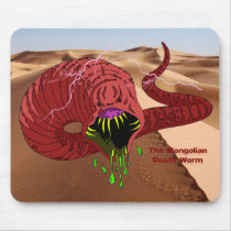 Mongolian Death Worm Mousepad