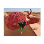 Mongolian Death Worm Postcard