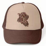 MONGRAM LETTER G TRUCKER HATS