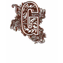 MONGRAM LETTER G t-shirts