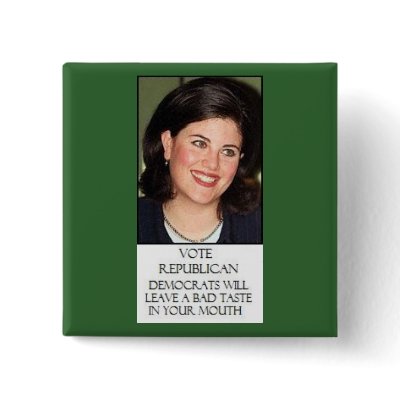MONICA FOR REPUBLICANS PINS by plumberlar