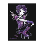 Monica Purple Tattoo Fairy Postcard