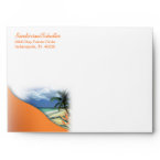 Monika Save the Date Hawaii Wedding Announcement envelope