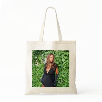 Monique and Leaves Tote Bag bag