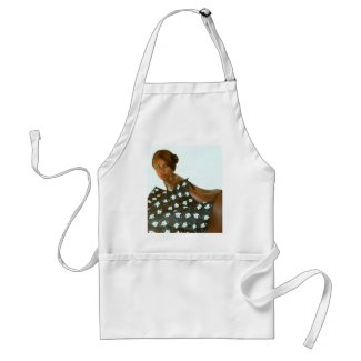Monique With Umbrella Apron apron