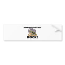 Monitor Lizards Rock bumper stickers