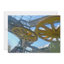 Monjuic Cable Car Gears, Aerial Tramway, Barcelona Invitation